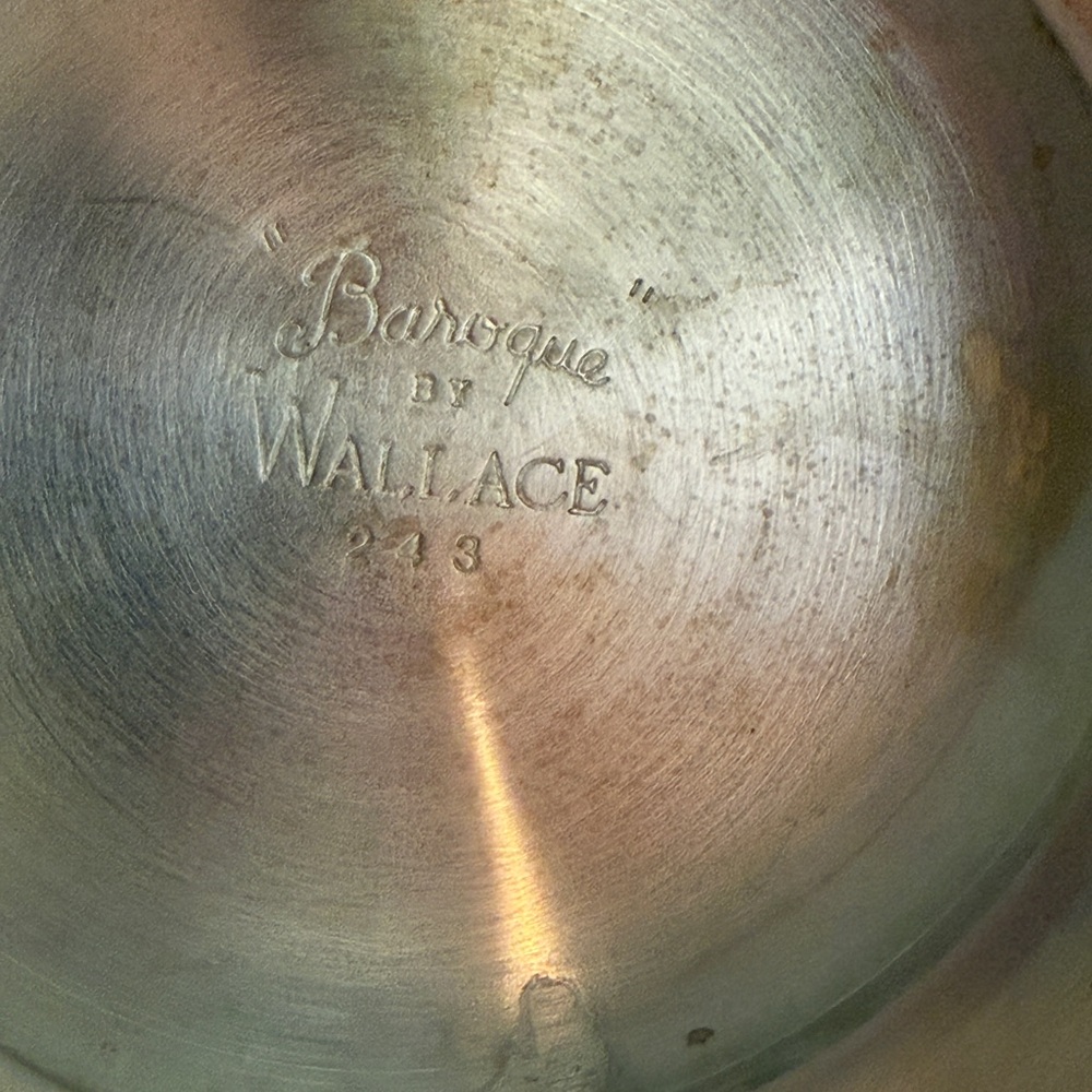 BAROQUE BY WALLACE SILVERSMITHS SILVERPLATE CHAMPAGNE WINE ICE BUCKET  #243 - Picture 9 of 12